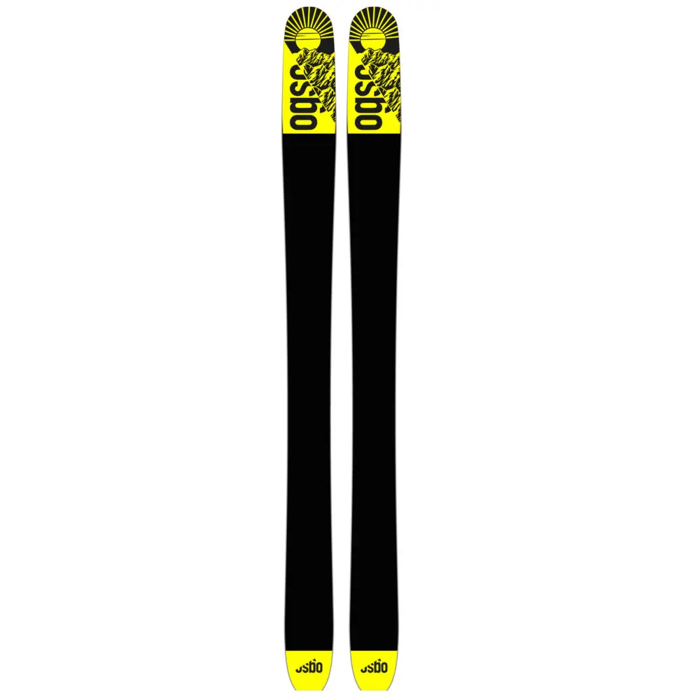 4FRNT Skis STICKER Decal NEW Yellow 